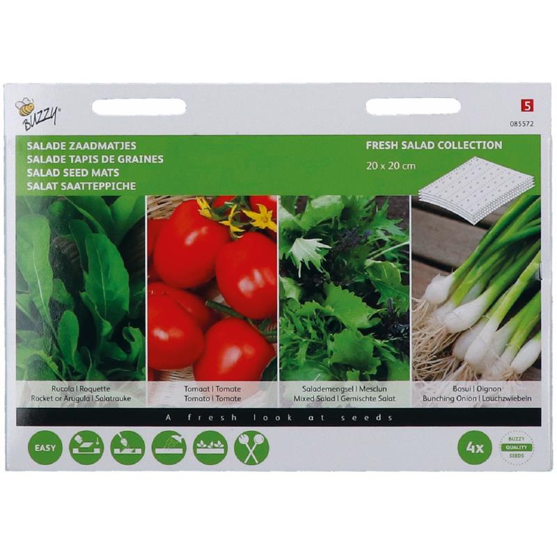 Zaadmatjes Salade, 4 matjes