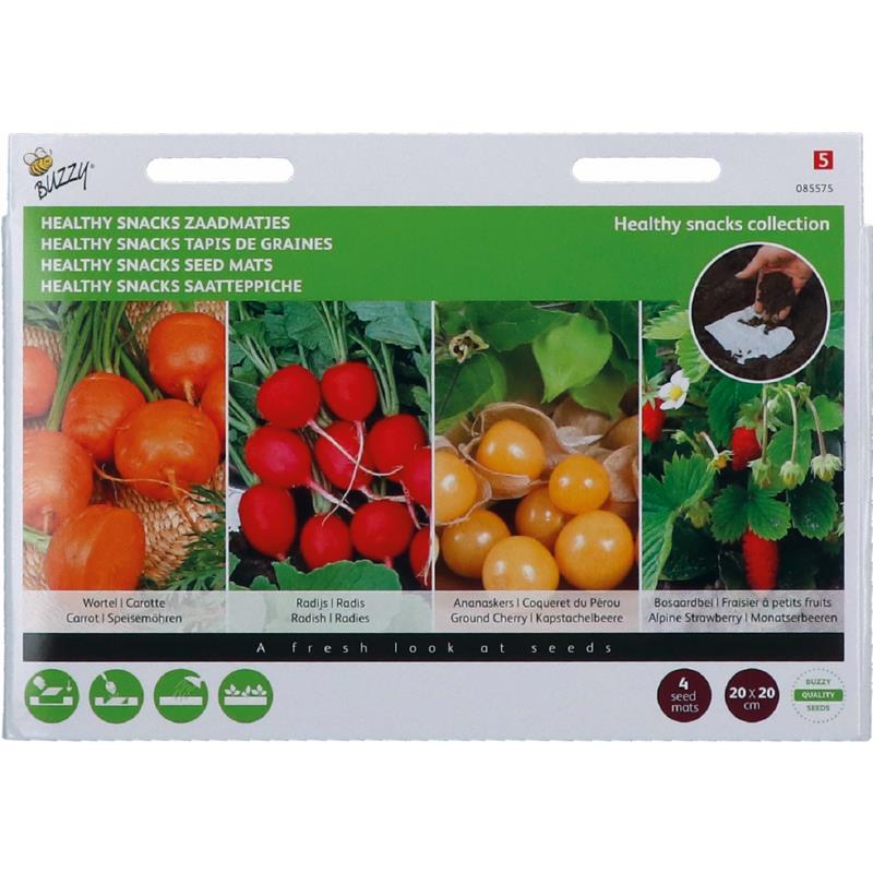 Zaadmatjes Snack, 4 matjes