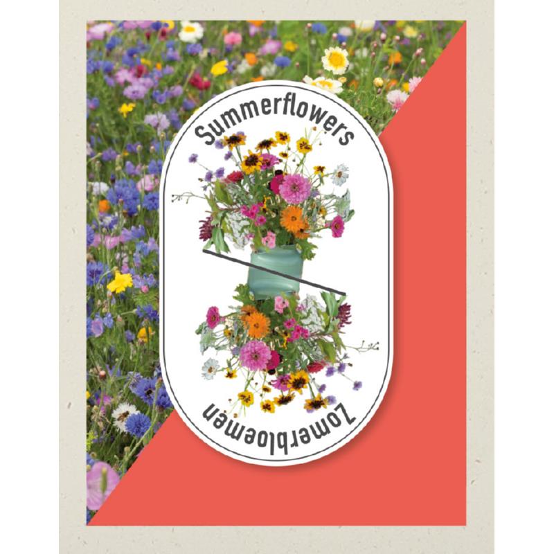 Weggeef zakje zomerbloemen