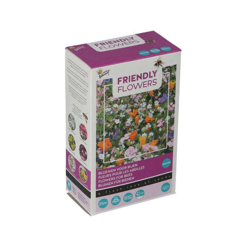 Strooidoosje Friendly Flowers Bijen 25m²