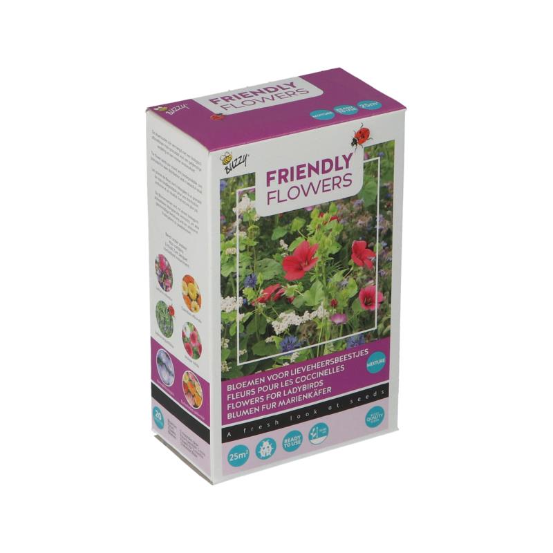 Strooidoosje Friendly Flower Lieveheersbeestjes 25m²