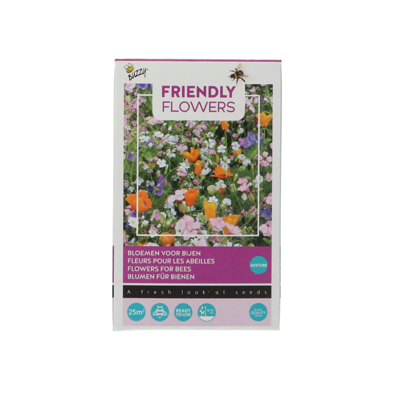 Strooidoosje Friendly Flowers Bijen 25m²
