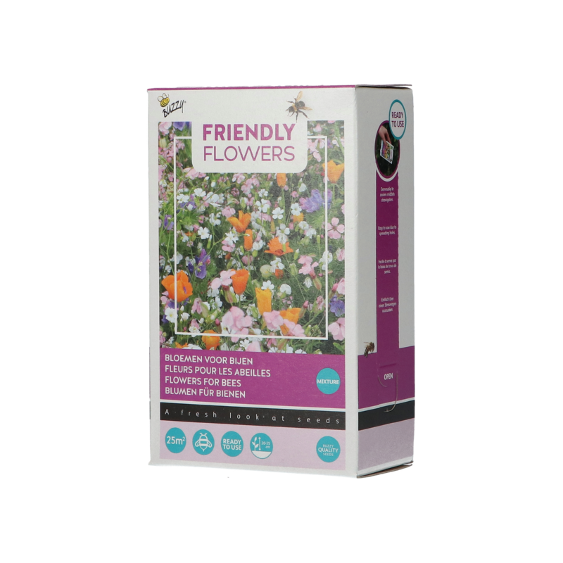 Strooidoosje Friendly Flowers Bijen 25m²