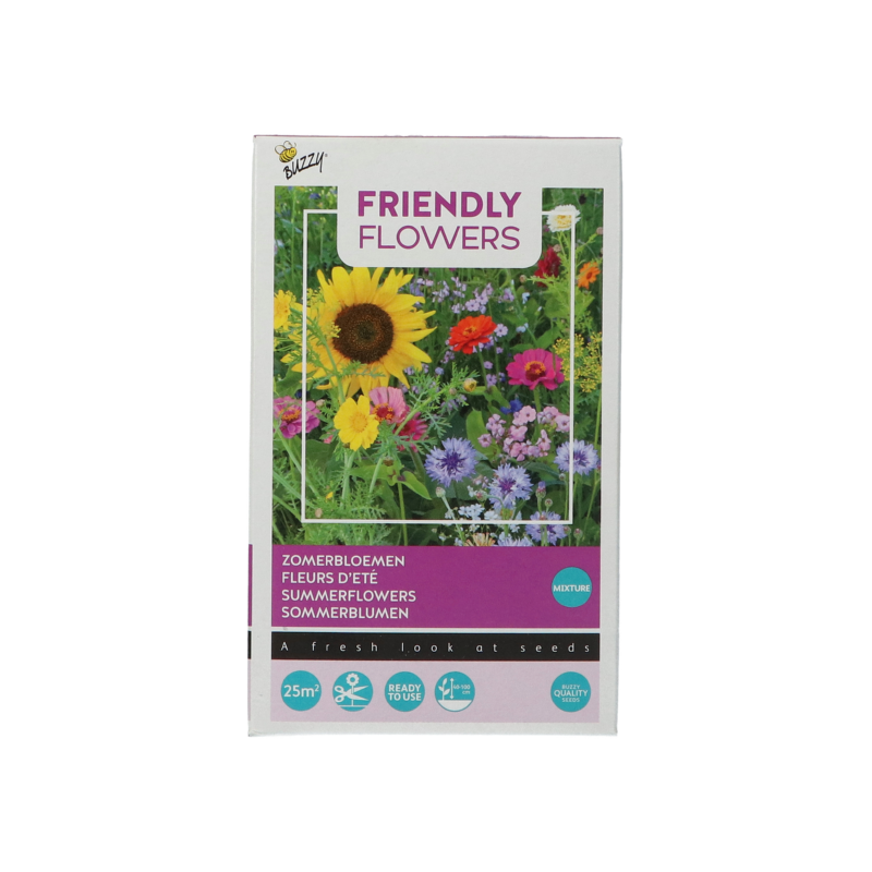 Strooidoosje Friendly Flowers Zomerbloemen 25m²