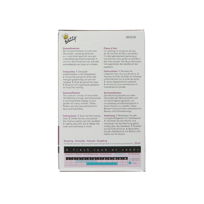 Strooidoosje Friendly Flowers Zomerbloemen 25m²