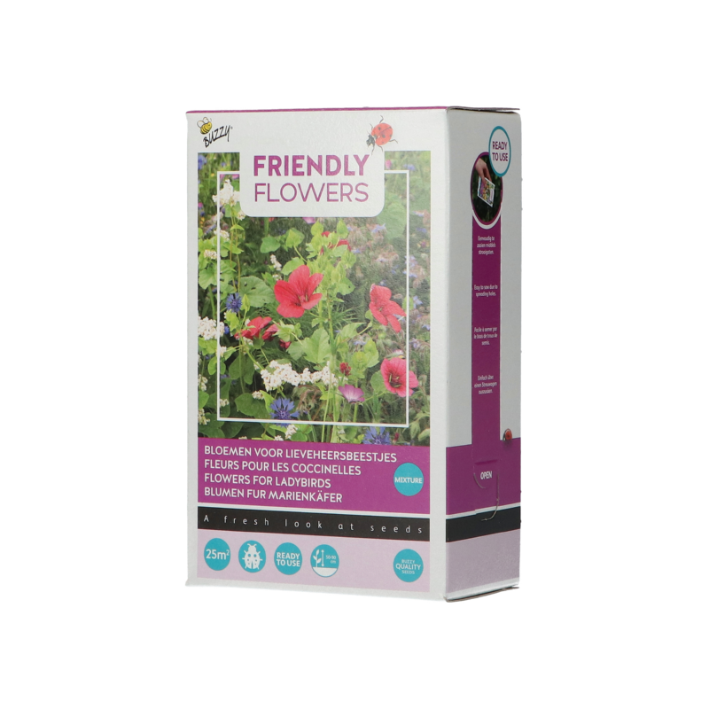 Strooidoosje Friendly Flower Lieveheersbeestjes 25m²