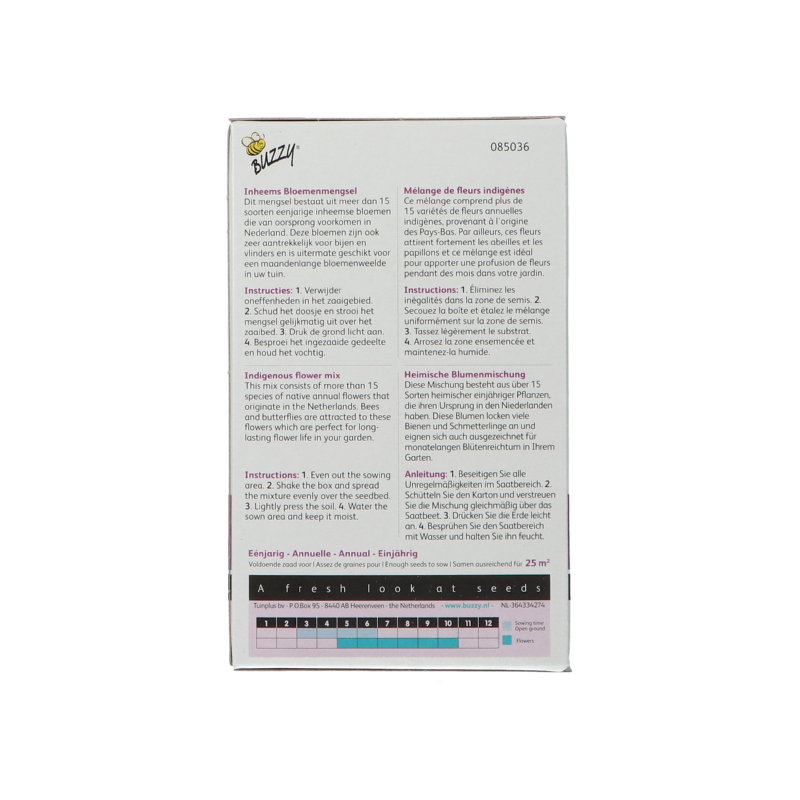 Strooidoosje Friendly Flowers Inheems 25m²