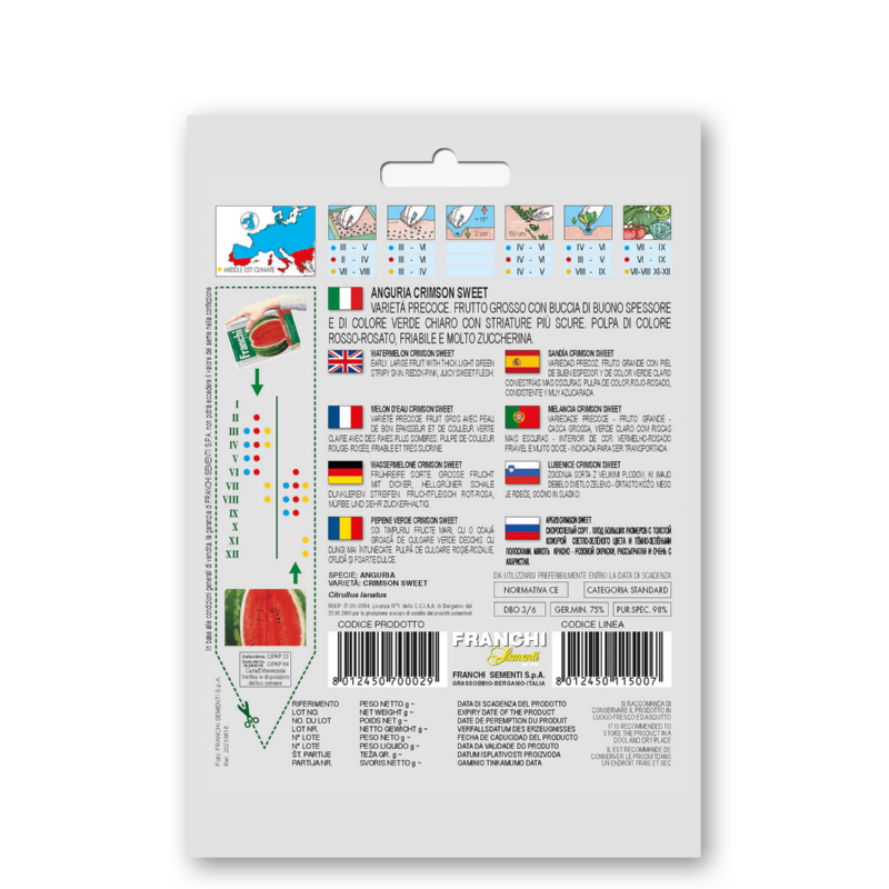 Watermeloen, Anguria Crimsons Sweet