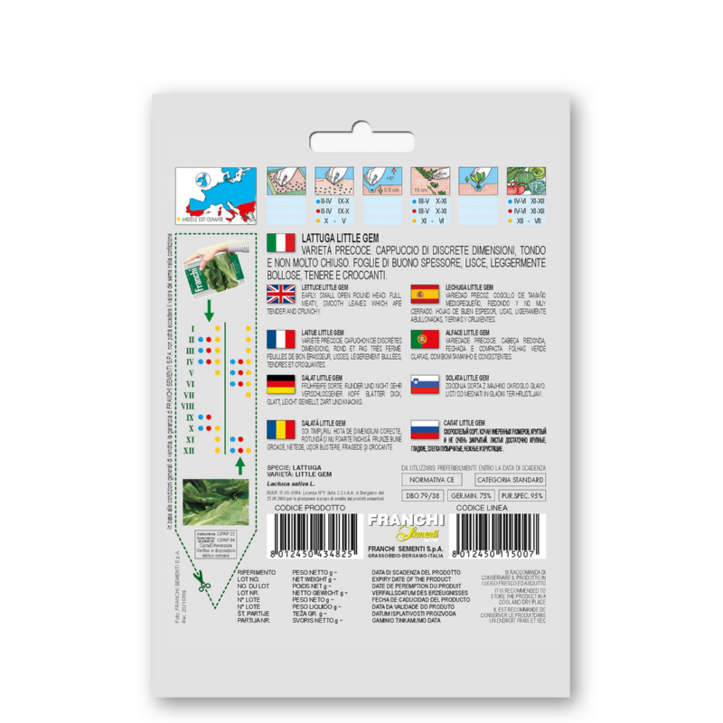 Sla, Lattuga little gem