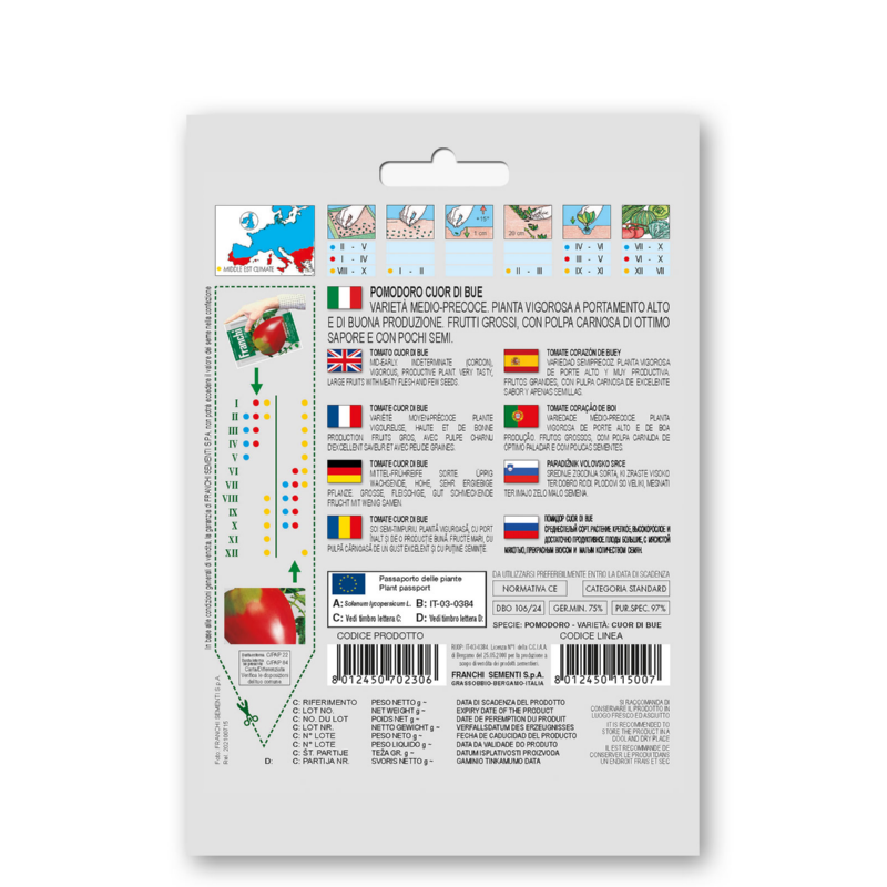 Tomaat, Pomodoro Cuor Di Bue