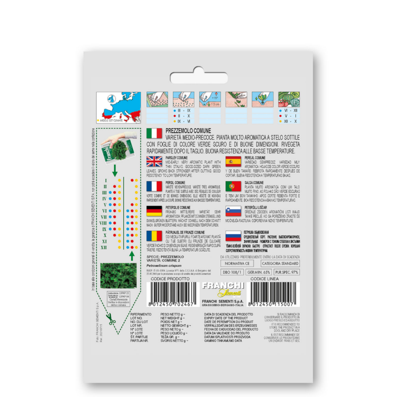 Peterselie, Prezzemolo Comune 2