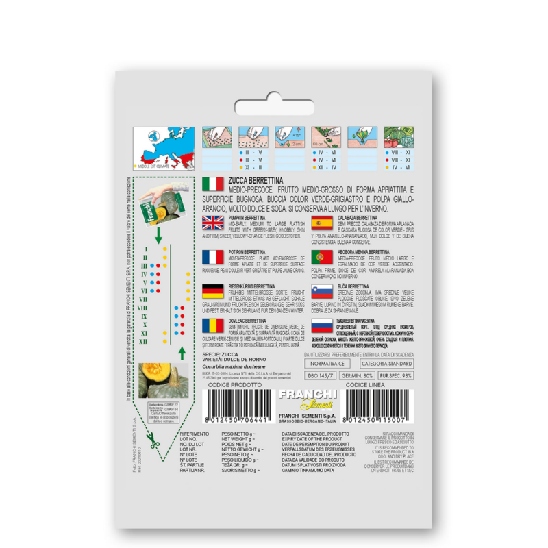 Pompoen, Berrettina Piacentina