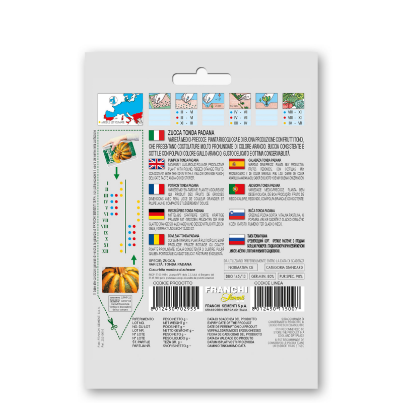 Pompoen, Zucca Tonda Padana
