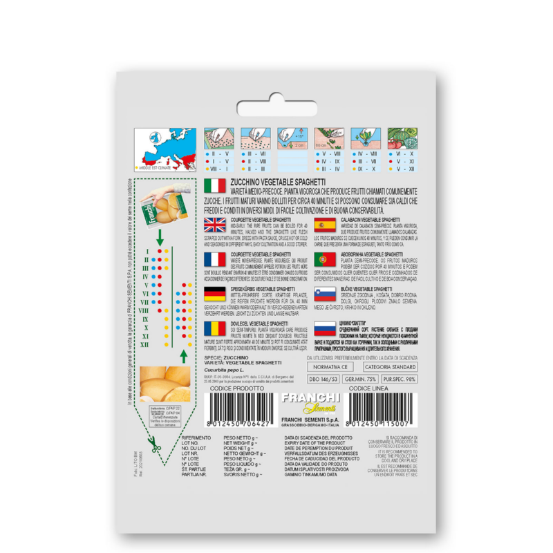 Kalebas, Zucchetta vegetable spaghetti