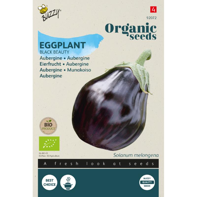 Biologische Aubergine Black Beauty
