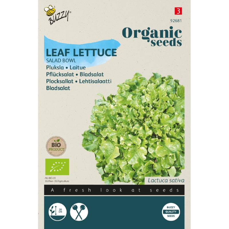 Biologische Pluksla Salad Bowl, groen