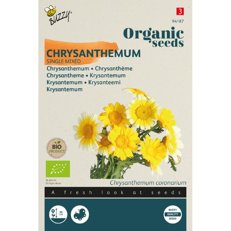 Biologische Chrysanthemum enkelbloemig