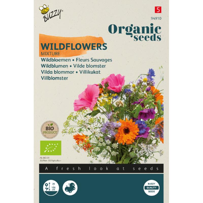 Biologische Wildbloemen mengsel