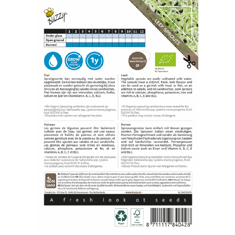 Organic Sprouting Prei