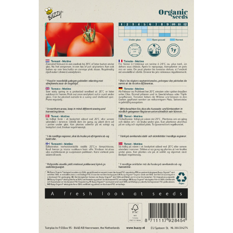 Biologische Tomaat Matina