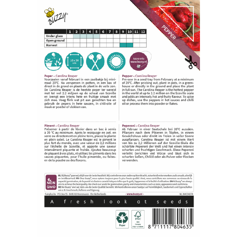 Xotica, Peper Carolina Reaper