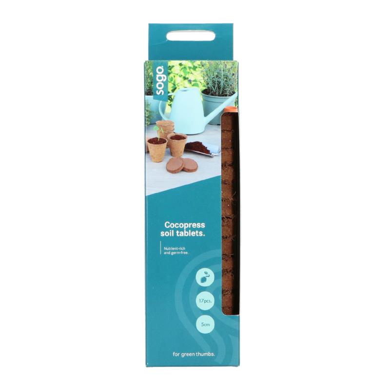 Zaaigrond tabletten Ø5cm, 16 stuks