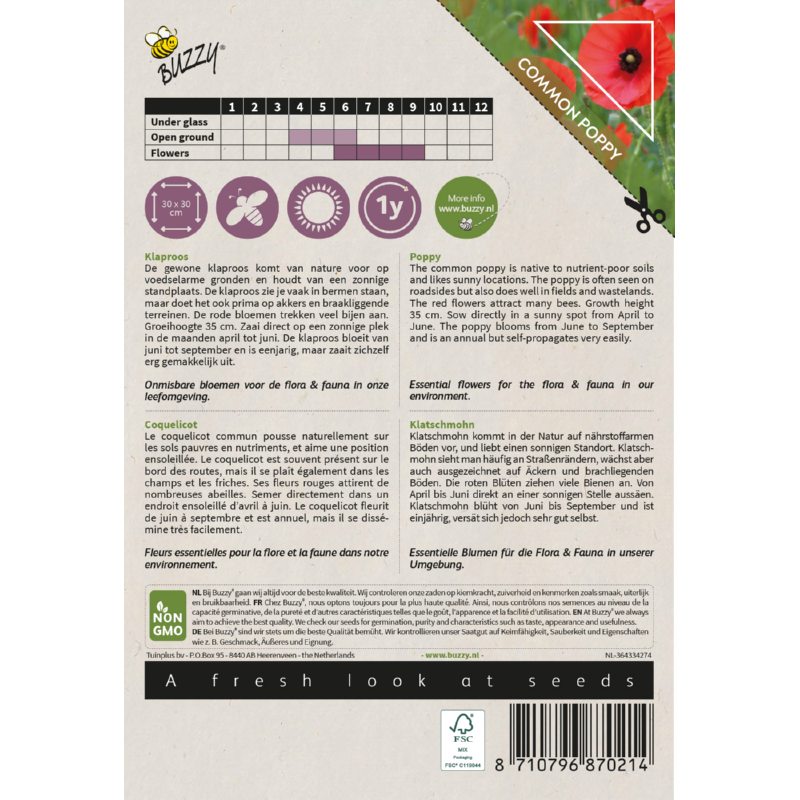 Native Flowers, Klaproos