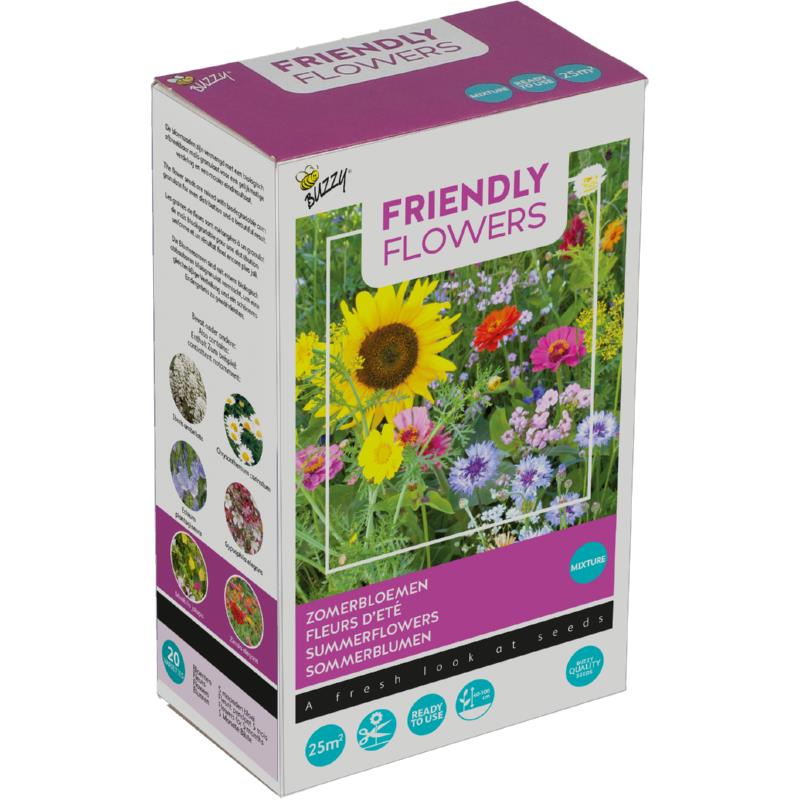 Strooidoosje Friendly Flowers Zomerbloemen 25m²