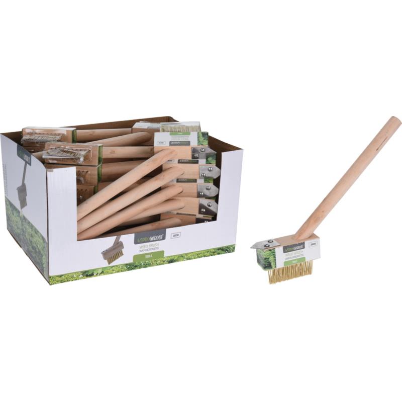 Onkruidborstel met steel, 36cm