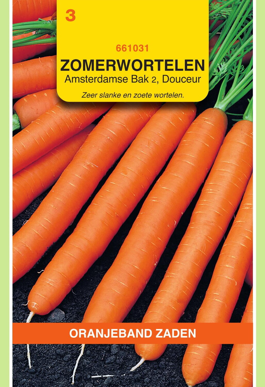 OBZ Zomerwortelen Zaden Amsterdamse Bak 2 Douceur