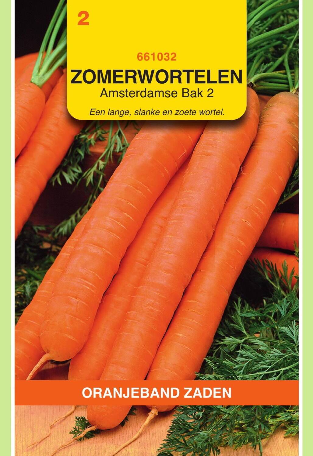 OBZ Zomerwortelen Zaden Amsterdamse Bak 2