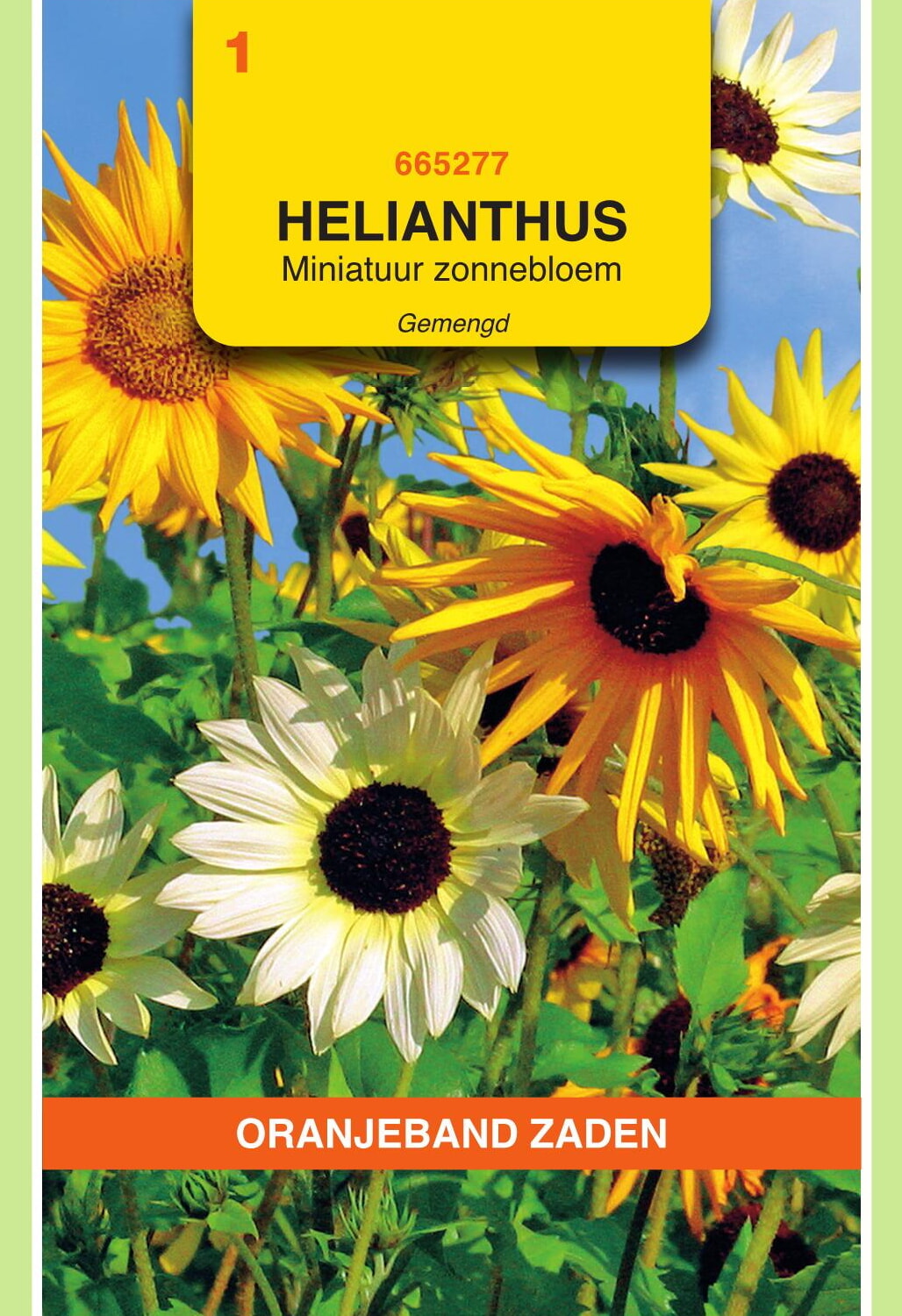 OBZ Miniatuur Zonnebloem Zaden Gemengd