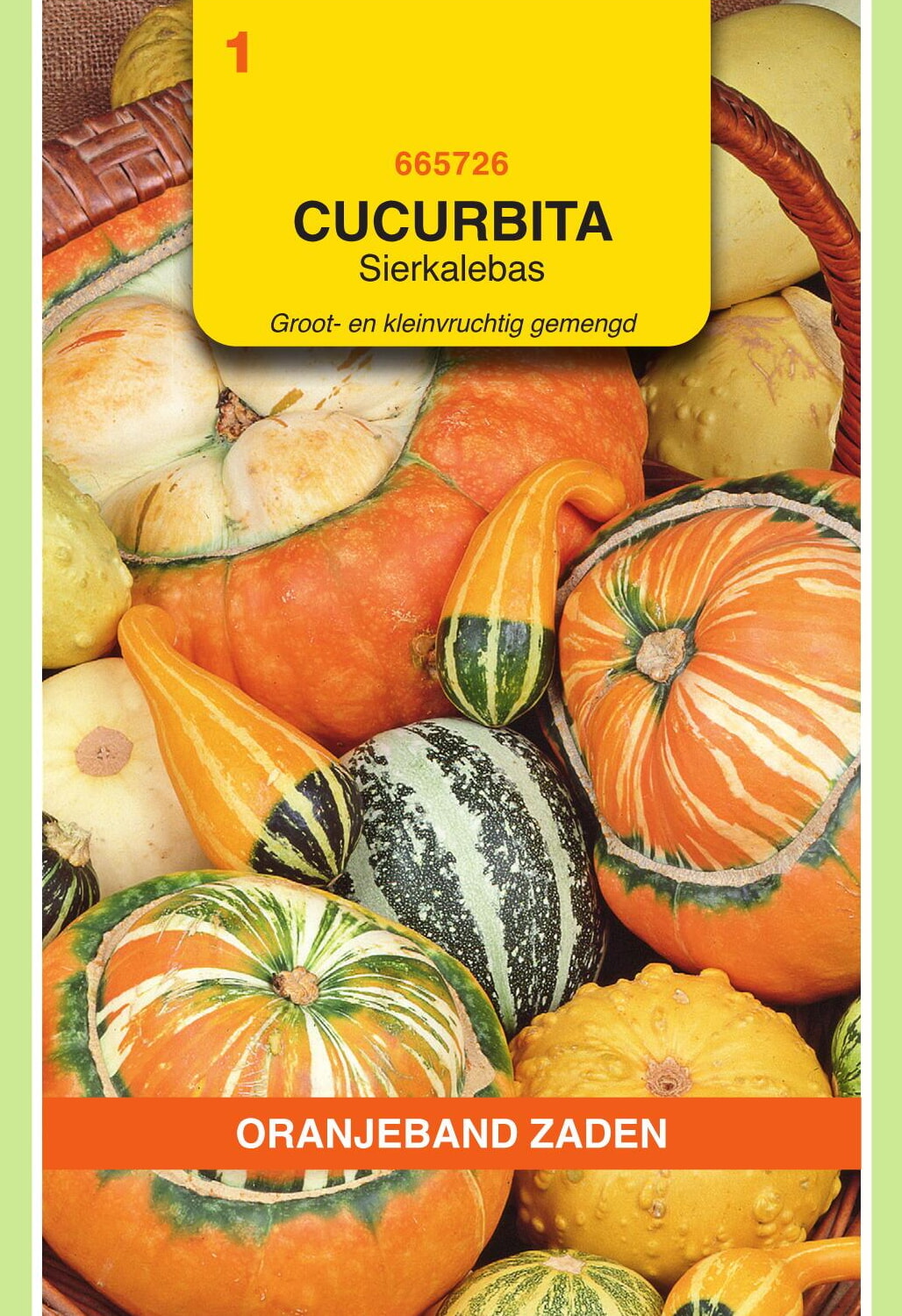 OBZ Sierkalebas Zaden Groot- en Kleinvruchtig Gemengd