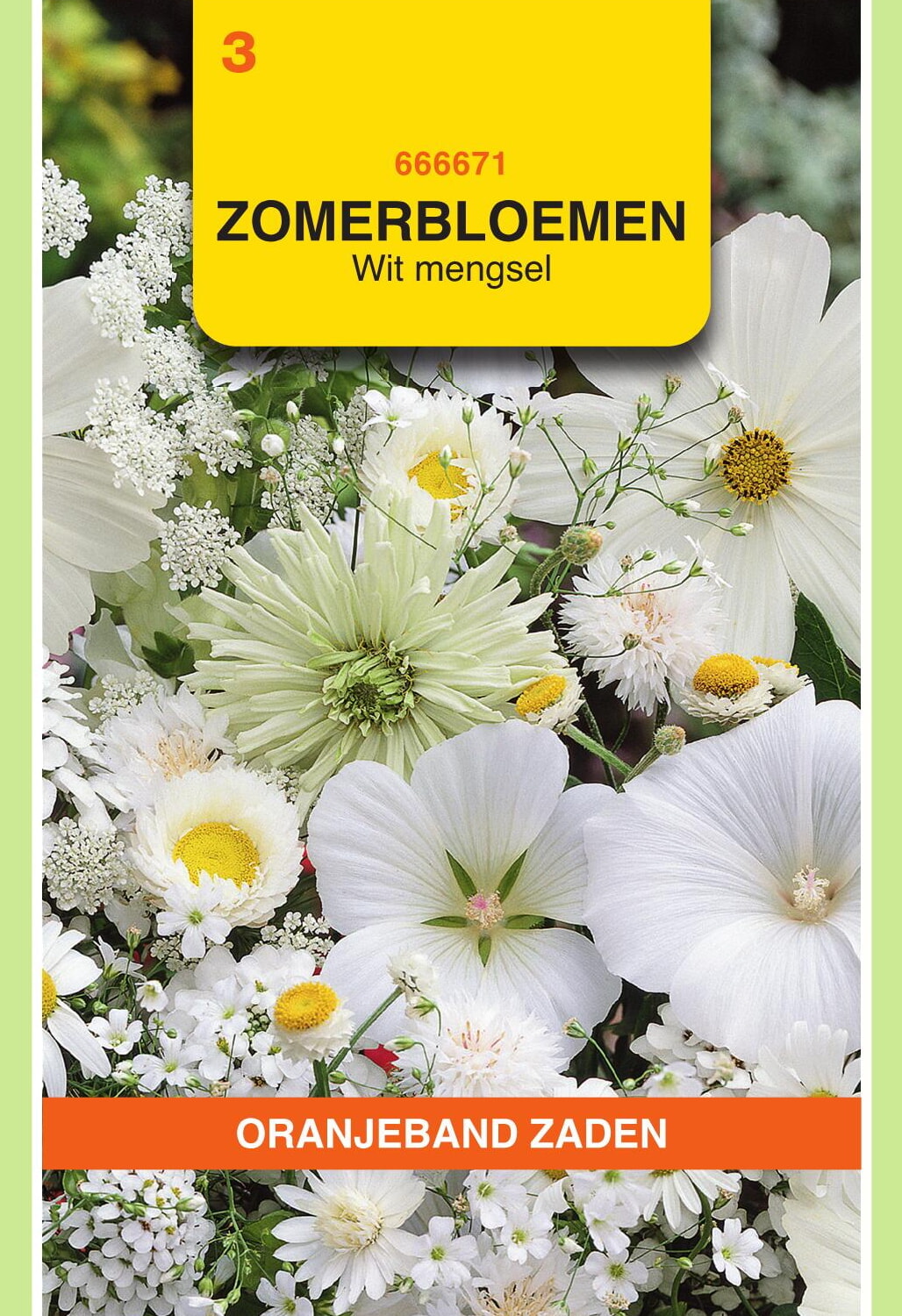 OBZ Zomerbloemen Zaden Mengsel Wit