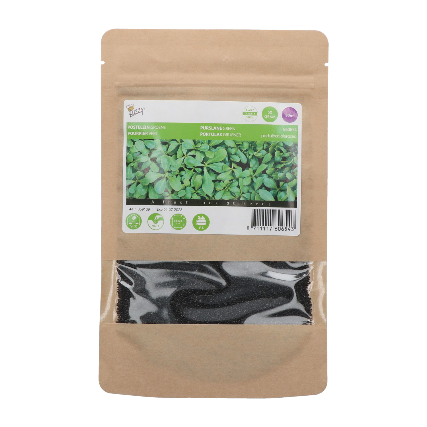 Postelein Zaden Groene 50g