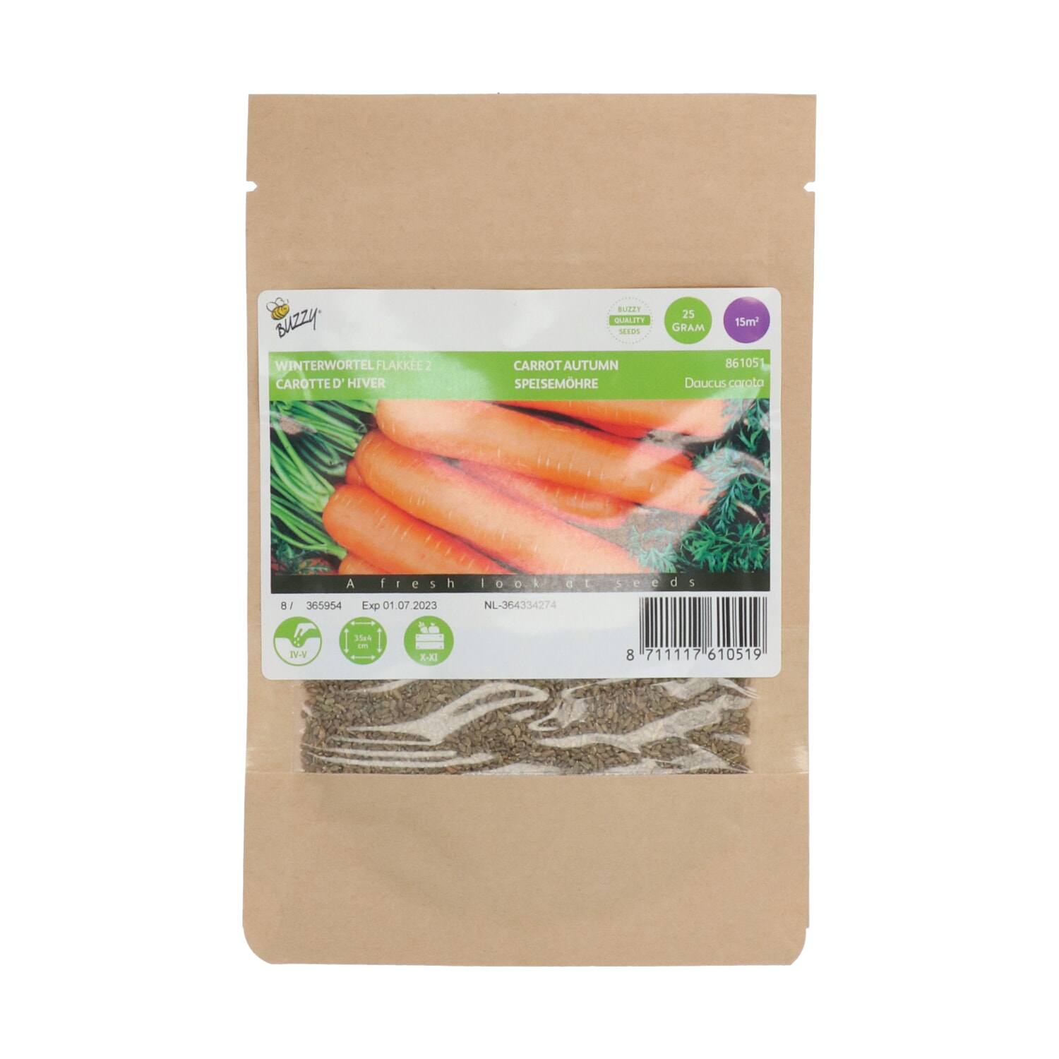 Winterwortelen Zaden Flakkée 2 -25g