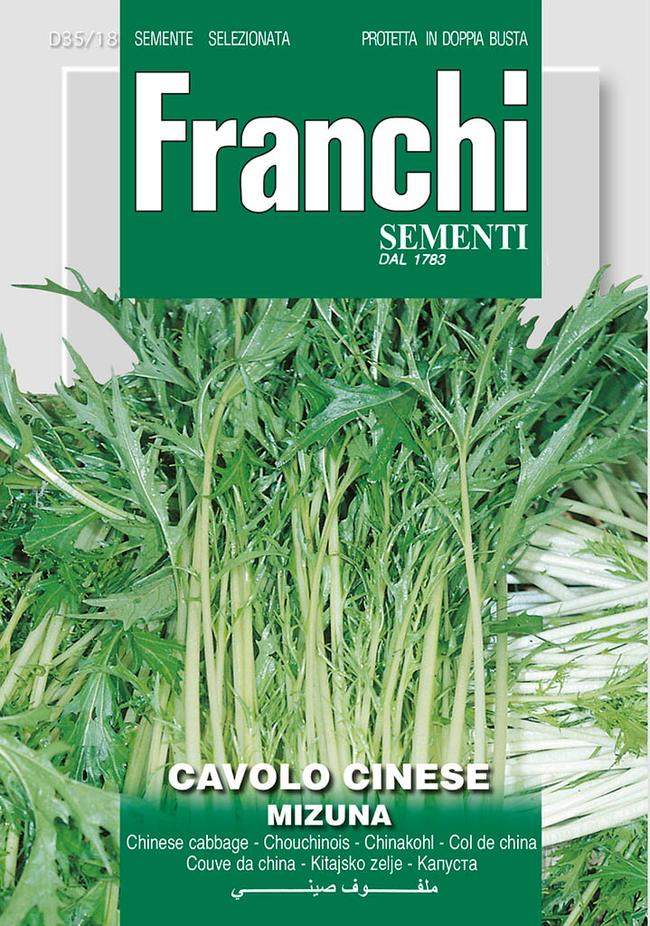 Franchi Bladkool Zaden Cavolo Cinese Mizuna