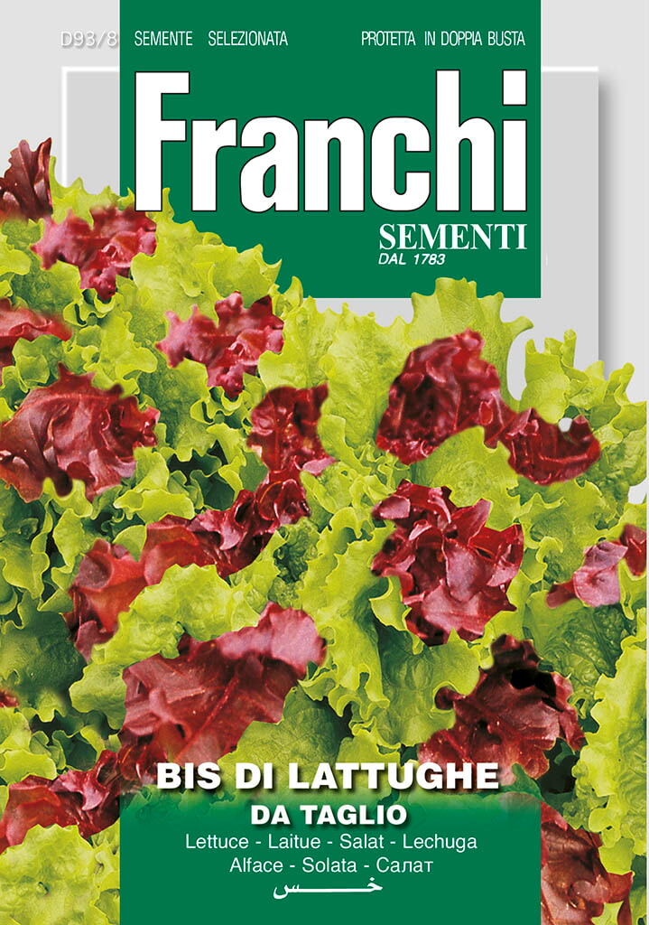 Franchi Salade Mix Zaden Bis Di De Lattughe Da Taglio