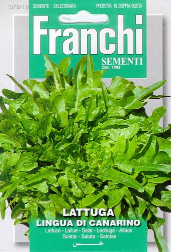 Franchi Kropsla Zaden Lattuga Lingua Di Canarino