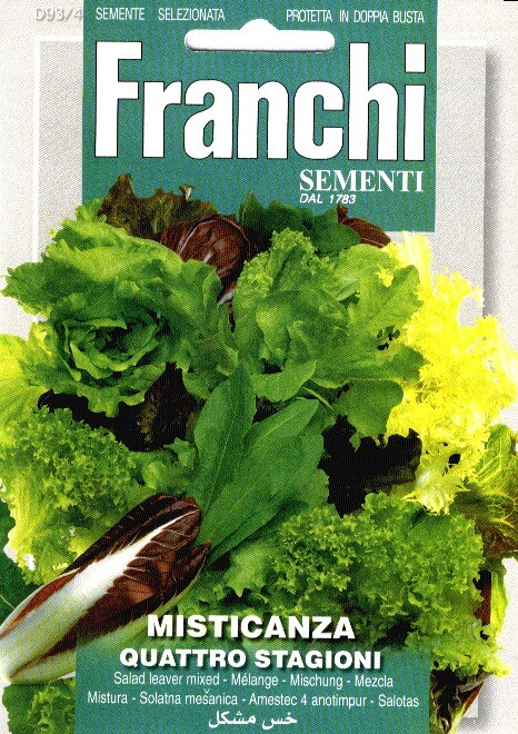 Franchi Salade Mix Zaden Misticanza 4 Stagioni
