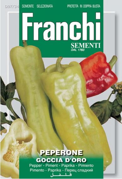 Franchi Peper Zaden Peperone Goccia D'Oro