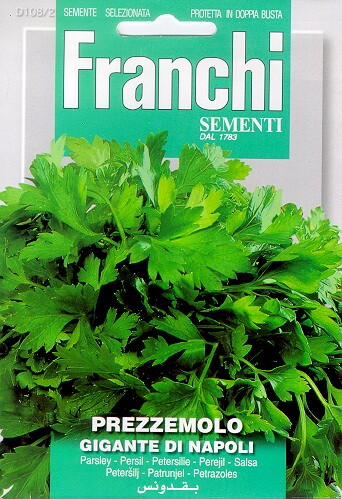 Franchi Peterselie Zaden Prezzemolo Gigante Di Napoli