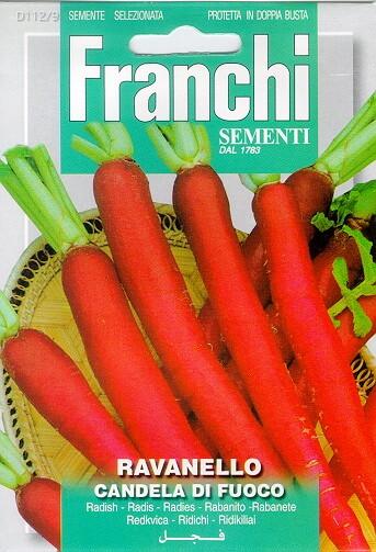 Franchi Radijs Zaden Ravanello Candela Di Fuoco