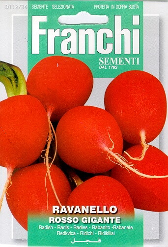 Franchi Radijs Zaden Ravanello Rosso Gigante