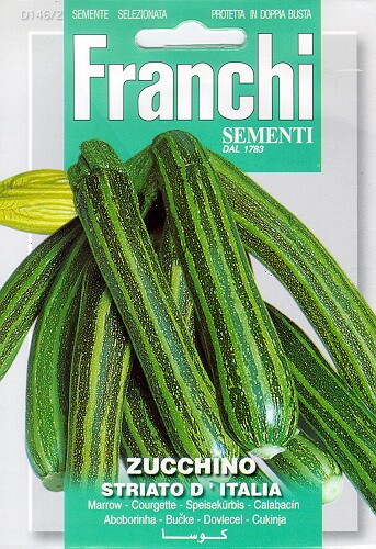 Franchi Courgette Zaden Zucchino Striato D Italia