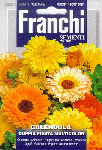 Franchi Goudsbloem Zaden Calendula Doppia Fiesta