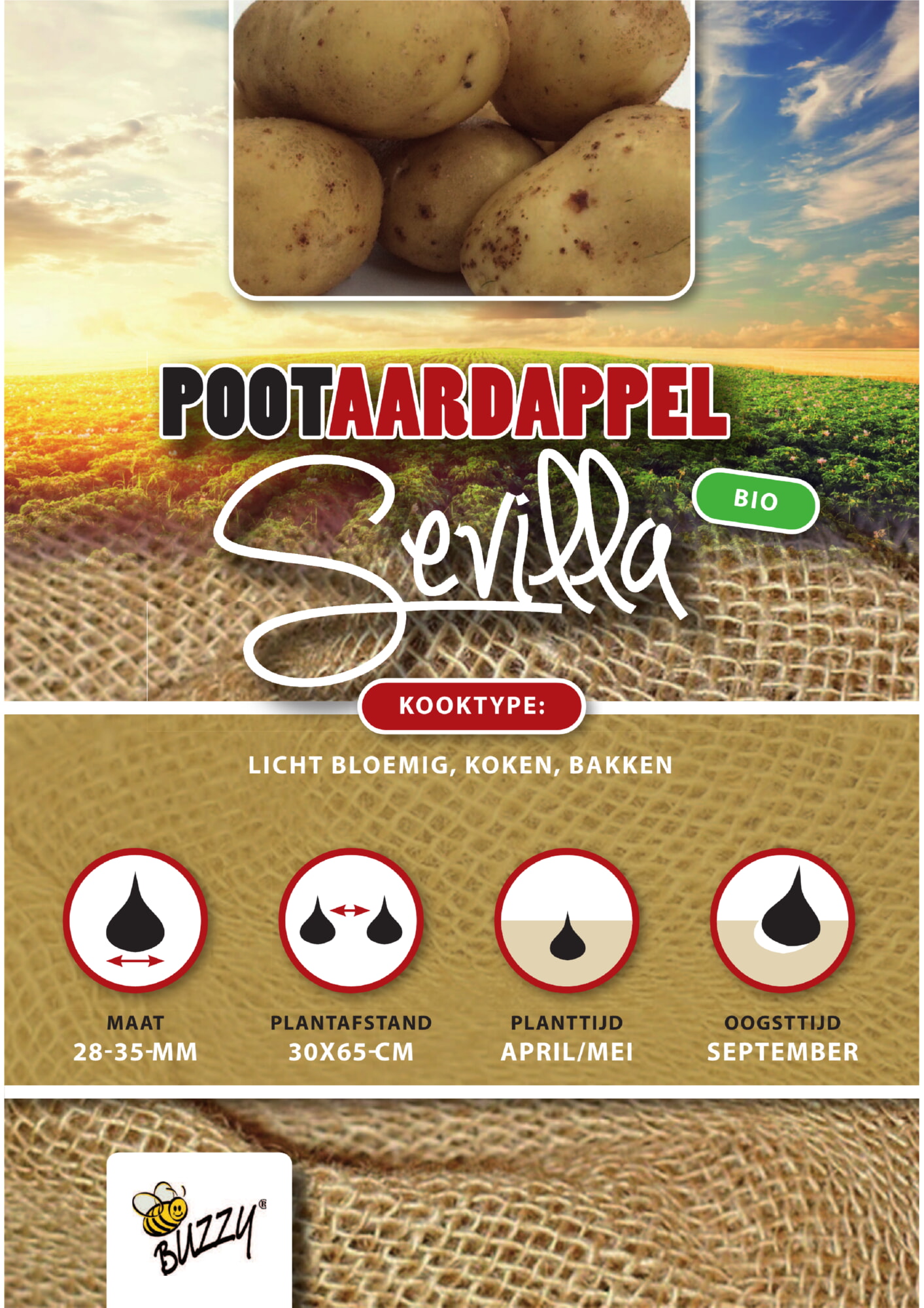 Pootaardappel Bio Sevilla 1 Kg
