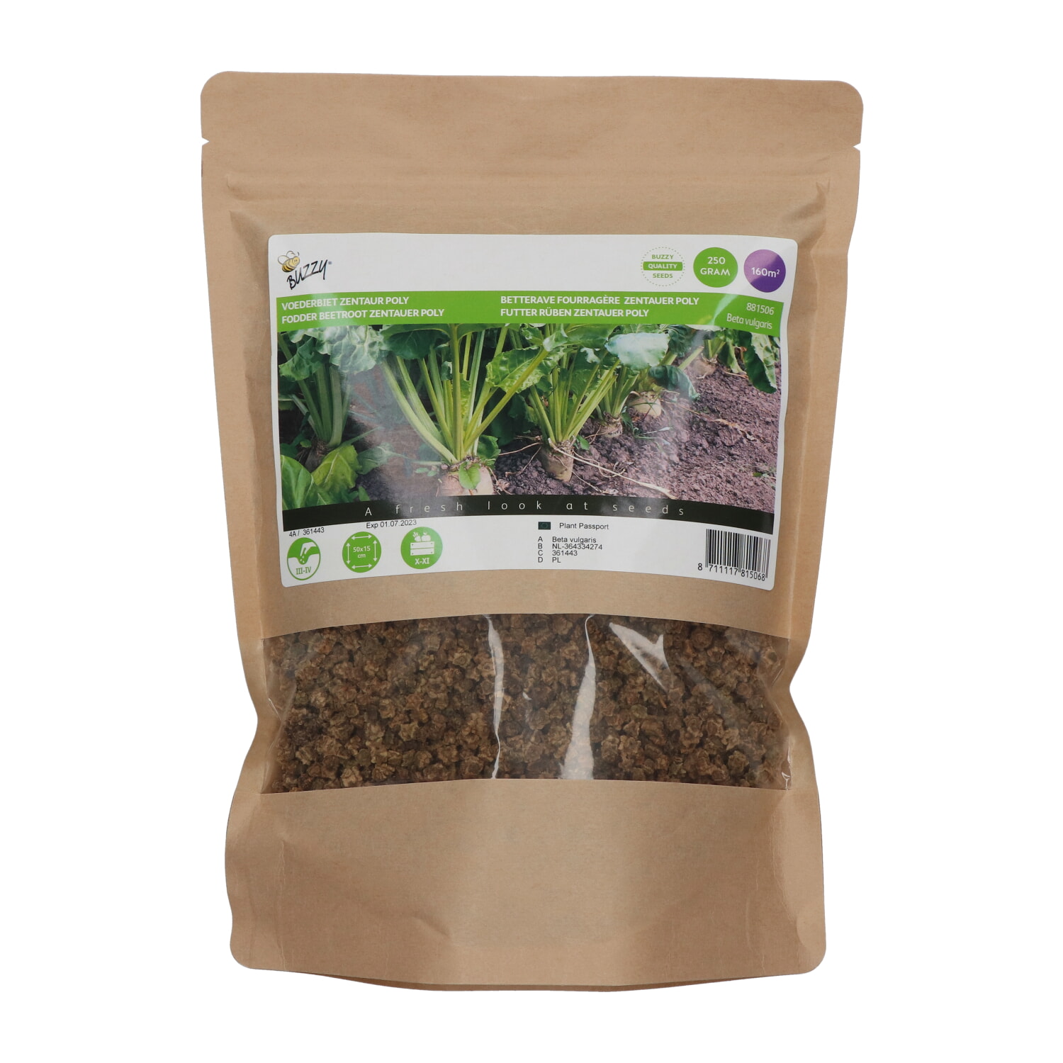 Buzzy Groenbemester Zaden Voederbiet Zaden Zentaur Poly 250g