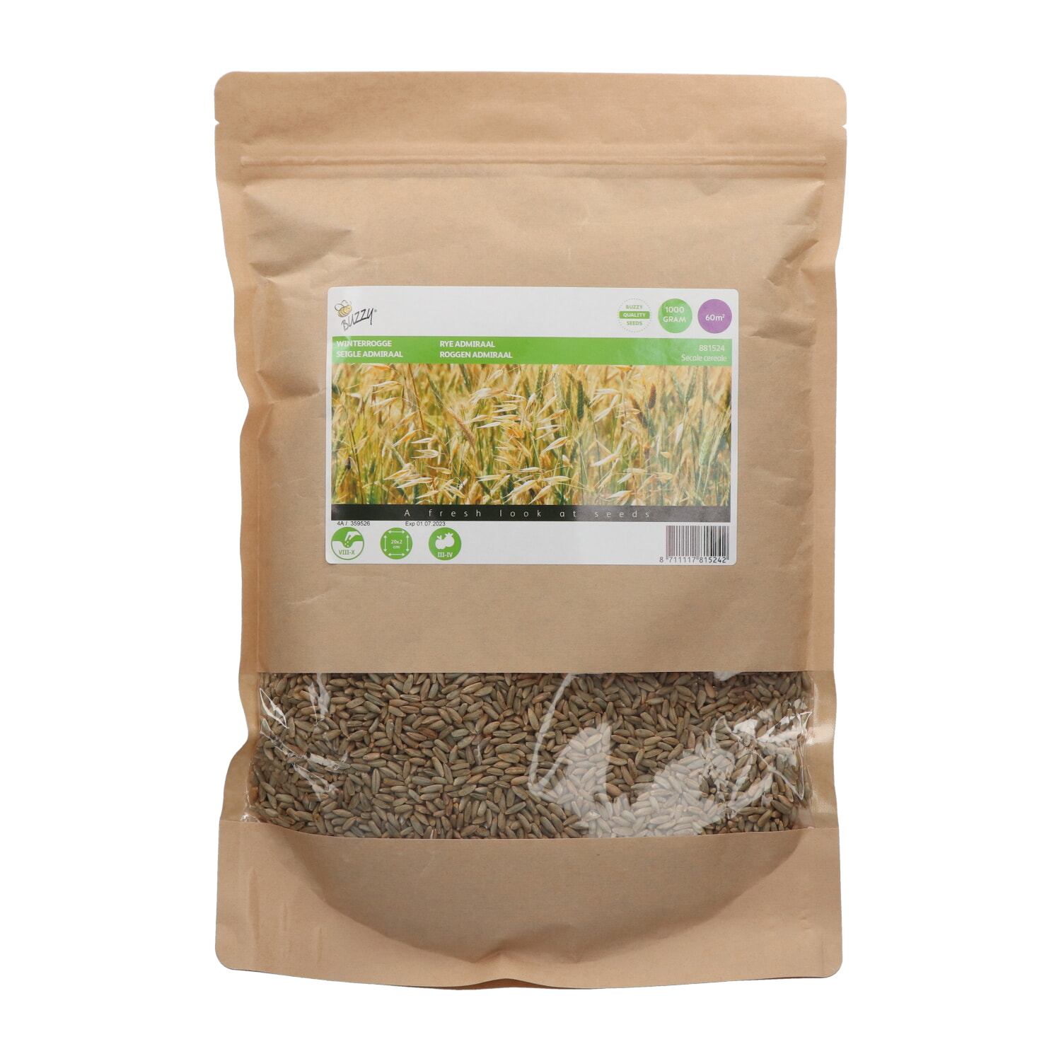 Buzzy Groenbemester Zaden Winterrogge 1kg