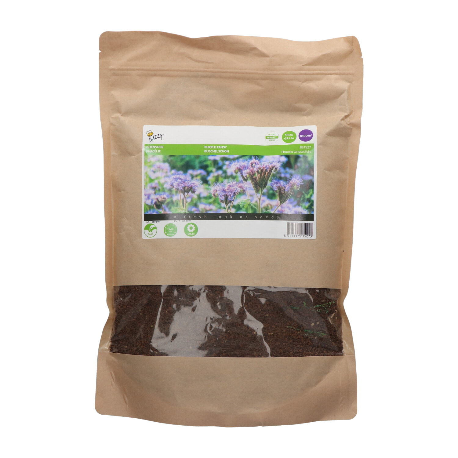 Buzzy Groenbemester Zaden Phacelia Tanacetifolia 1kg